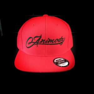 Casquette AniModz-Rouge&Noir